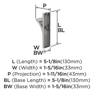 Amerock HBX3701426 Apex Single Prong Decorative Wall Hook Polished Chrome Hook for Coats, Hats, Backpacks, Bags Hooks for Bathroom, Bedroom, Closet, Entryway, Laundry Room, Office