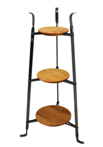 Enclume PS3 HS WBRDS 3-Tier Designer Stand w/Alder Shelves HS