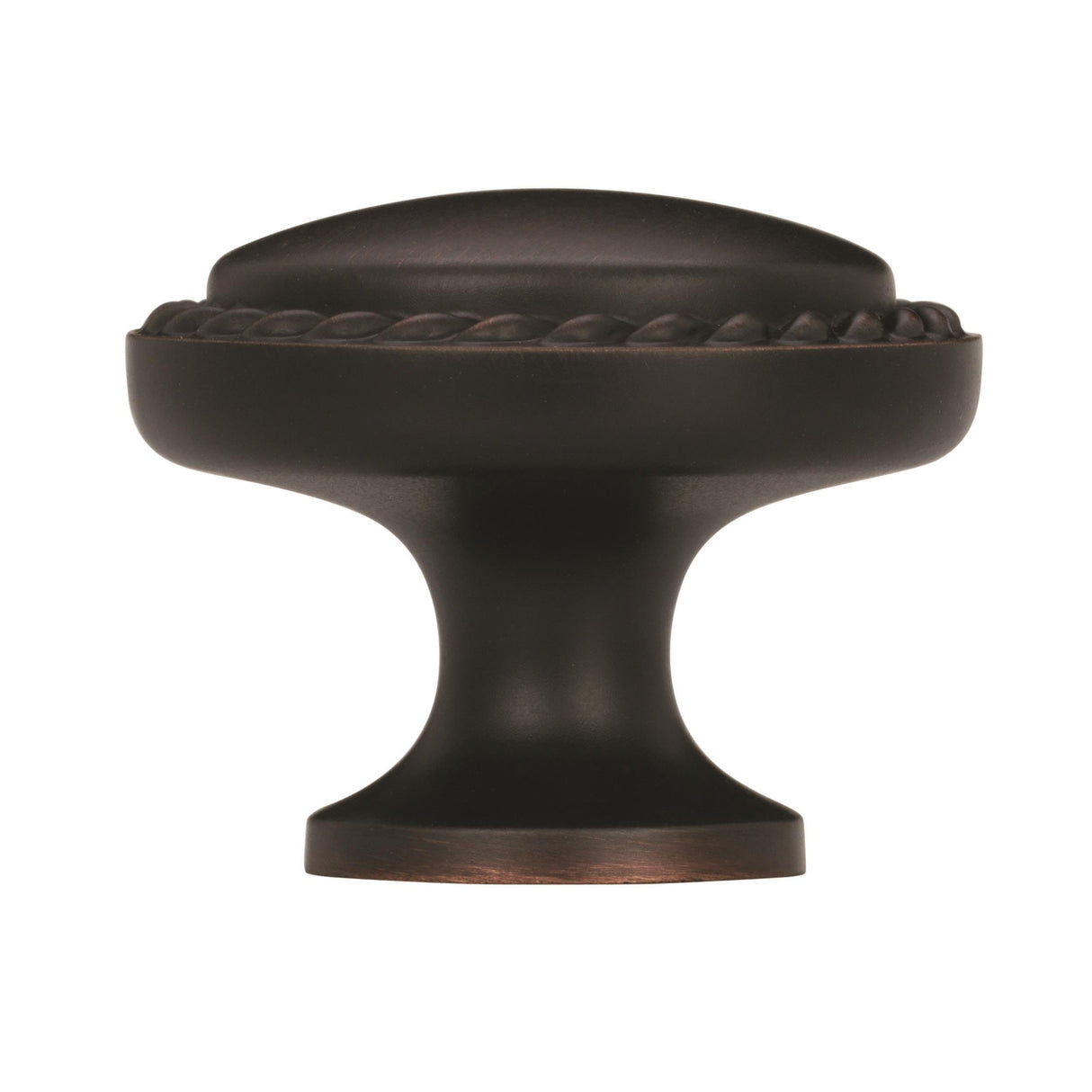Amerock Cabinet Knob Oil Rubbed Bronze 1-3/16 inch (30 mm) Diameter Everyday Heritage 1 Pack Drawer Knob Cabinet Hardware