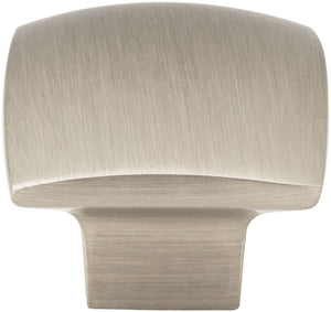 Jeffrey Alexander 431DBAC 1-3/16" Overall Length Brushed Oil Rubbed Bronze Square Sonoma Cabinet Knob