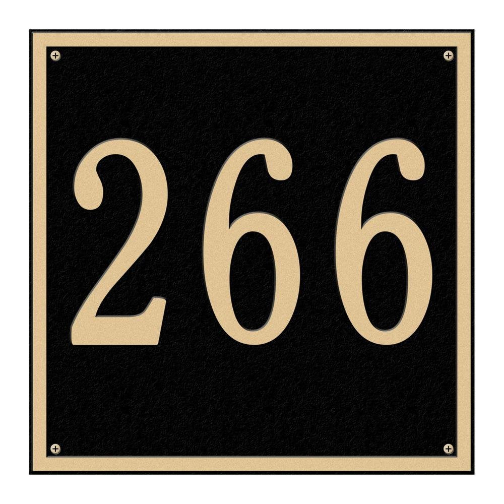 Whitehall 2116BG - Personalized Square Plaque - Estate -Wall - 1 line