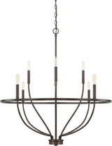 Capital Lighting 428581BZ Greyson 8 Light Chandelier Bronze