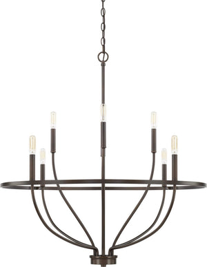 Capital Lighting 428581BZ Greyson 8 Light Chandelier Bronze