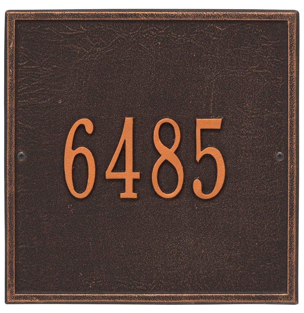 Whitehall 2110OB - Personalized Square Plaque - Standard - Wall - 1 line