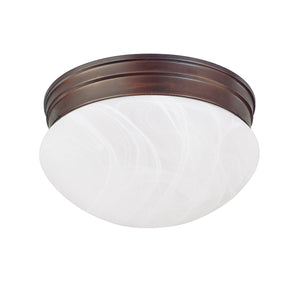Capital Lighting 5676BB Scott 1 Light Flush Mount Burnished Bronze