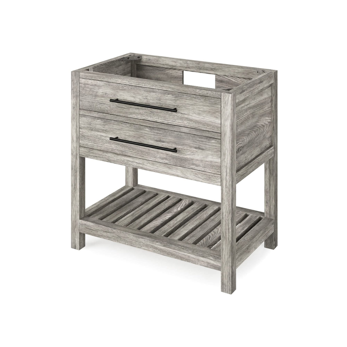 Jeffrey Alexander VKITWAV36GNBGR 36" Forest Green Wavecrest Vanity, Black Granite Vanity Top, undermount rectangle bowl