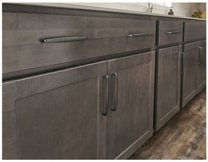 Jeffrey Alexander 1092-128MB 128 mm Center-to-Center Matte Black Square Milan 1 Cabinet Pull