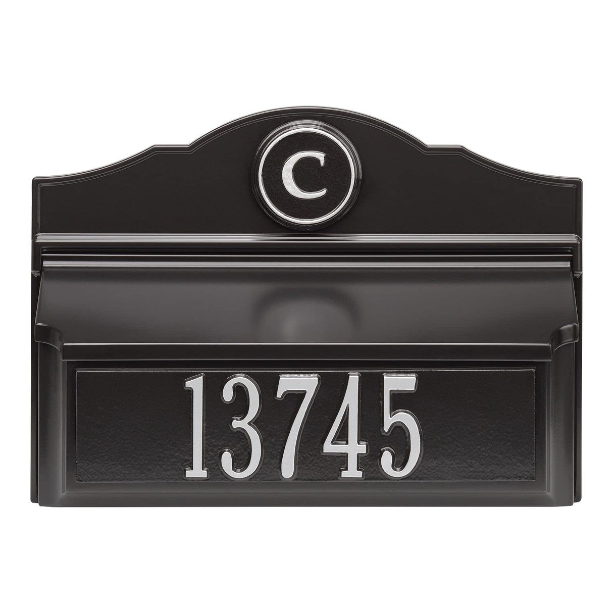 Whitehall 11247 - Colonial Wall Mailbox Package #1 (Mailbox, Plaque & Monogram)