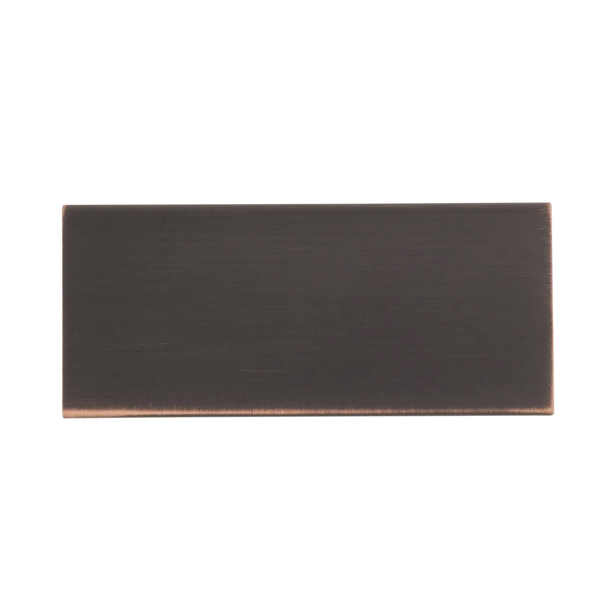 Amerock Cabinet Pull Oil Rubbed Bronze 3 inch (76 mm) Center to Center Edge Pull 1 Pack Drawer Pull Drawer Handle Cabinet Hardware