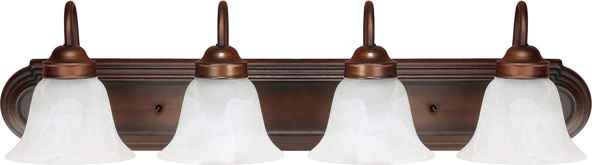 Capital Lighting 1034BB-118 Arthur 4 Light Vanity Burnished Bronze