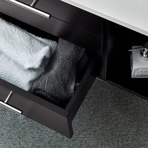 Fresca FVN6148ES-UNS Fresca Lucera 48" Espresso Wall Hung Undermount Sink Modern Bathroom Vanity w/ Medicine Cabinet