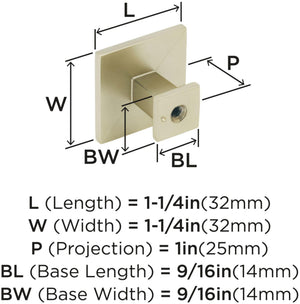 Amerock Cabinet Knob Oil Rubbed Bronze 1-1/4 inch (32 mm) Length Appoint 1 Pack Drawer Knob Cabinet Hardware
