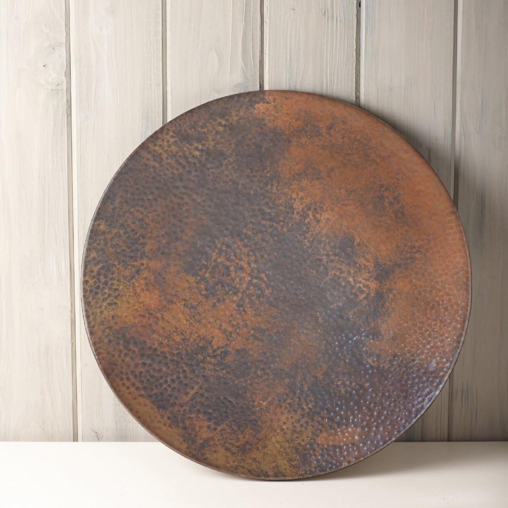 Native Trails 20-inch Copper Lazy Susan, Tempered Copper Finish CPO342 (Showroom Model)