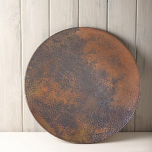 Native Trails 20-inch Copper Lazy Susan, Tempered Copper Finish CPO342 (Showroom Model)