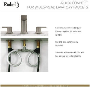 Riobel PA08LC 8" Lavatory Faucet, Chrome