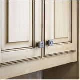 Jeffrey Alexander 585L-BNBDL 1-1/4" Overall Length Brushed Pewter Square Delmar Cabinet Knob