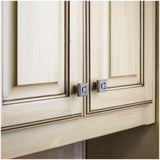 Jeffrey Alexander 585L-DP 1-1/4" Overall Length Distressed Pewter Square Delmar Cabinet Knob