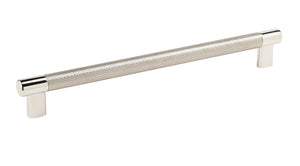 Amerock Cabinet Pull Polished Nickel/Stainless Steel 10-1/16 inch (256 mm) Center to Center Esquire 1 Pack Drawer Pull Drawer Handle Cabinet Hardware