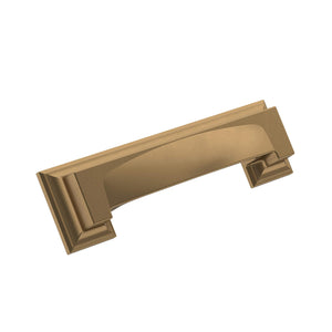 Amerock Cabinet Cup Pull Champagne Bronze 3 inch & 3-3/4 inch (76mm & 96 mm) Center-to-Center Appoint 1 Pack Drawer Pull Cabinet Handle Cabinet Hardware