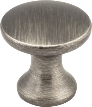 Elements 3915-SN 1" Diameter Satin Nickel Slade Cabinet Mushroom Knob