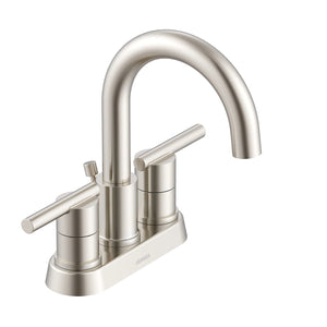 Gerber D307158BN Parma Two Handle Centerset Bathroom Faucet With Metal Pop-up DRA...