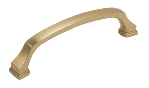 Amerock Cabinet Pull Golden Champagne 5-1/16 inch (128 mm) Center to Center Revitalize 1 Pack Drawer Pull Drawer Handle Cabinet Hardware
