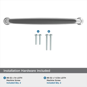 Amerock Cabinet Pull Polished Chrome 6-5/16 inch (160 mm) Center-to-Center Renown 1 Pack Drawer Pull Cabinet Handle Cabinet Hardware