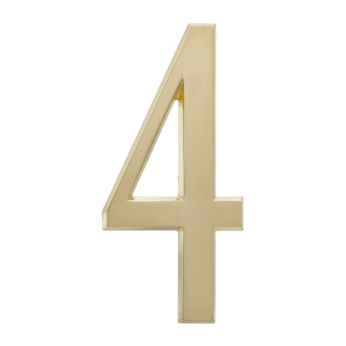 Whitehall 11214 -  4.75" Number 4 Satin Brass