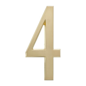 Whitehall 11214 -  4.75" Number 4 Satin Brass