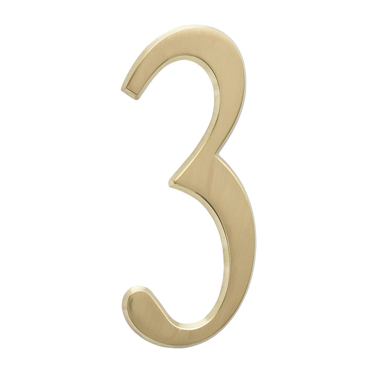 Whitehall 11213 -  4.75" Number 3 Satin Brass