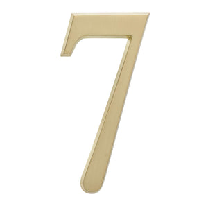 Whitehall 11217 -  4.75" Number 7 Satin Brass