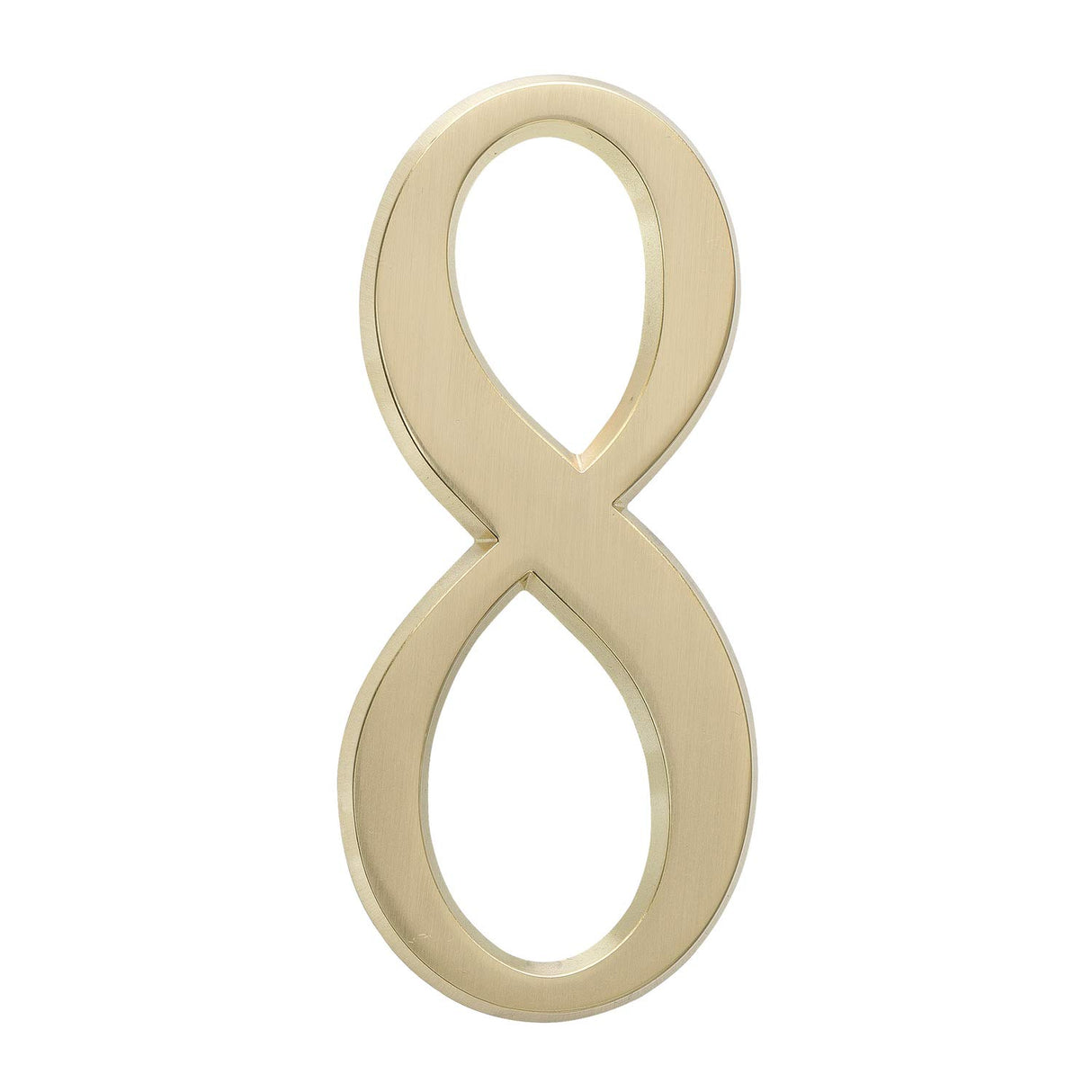 Whitehall 11218 -  4.75" Number 8 Satin Brass