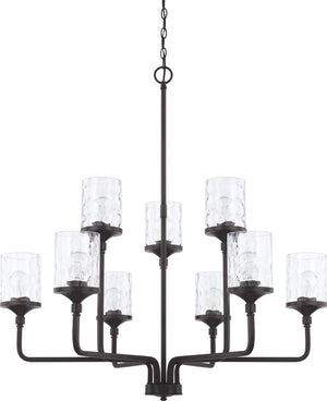 Capital Lighting 428891MB-451 Colton 9 Light Chandelier Matte Black