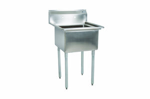 John Boos E1S8-1620-12 E Series Stainless Steel Sink, 12