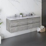 Fresca FCB31-3030ASH-CWH-U Modern Bathroom Vanity