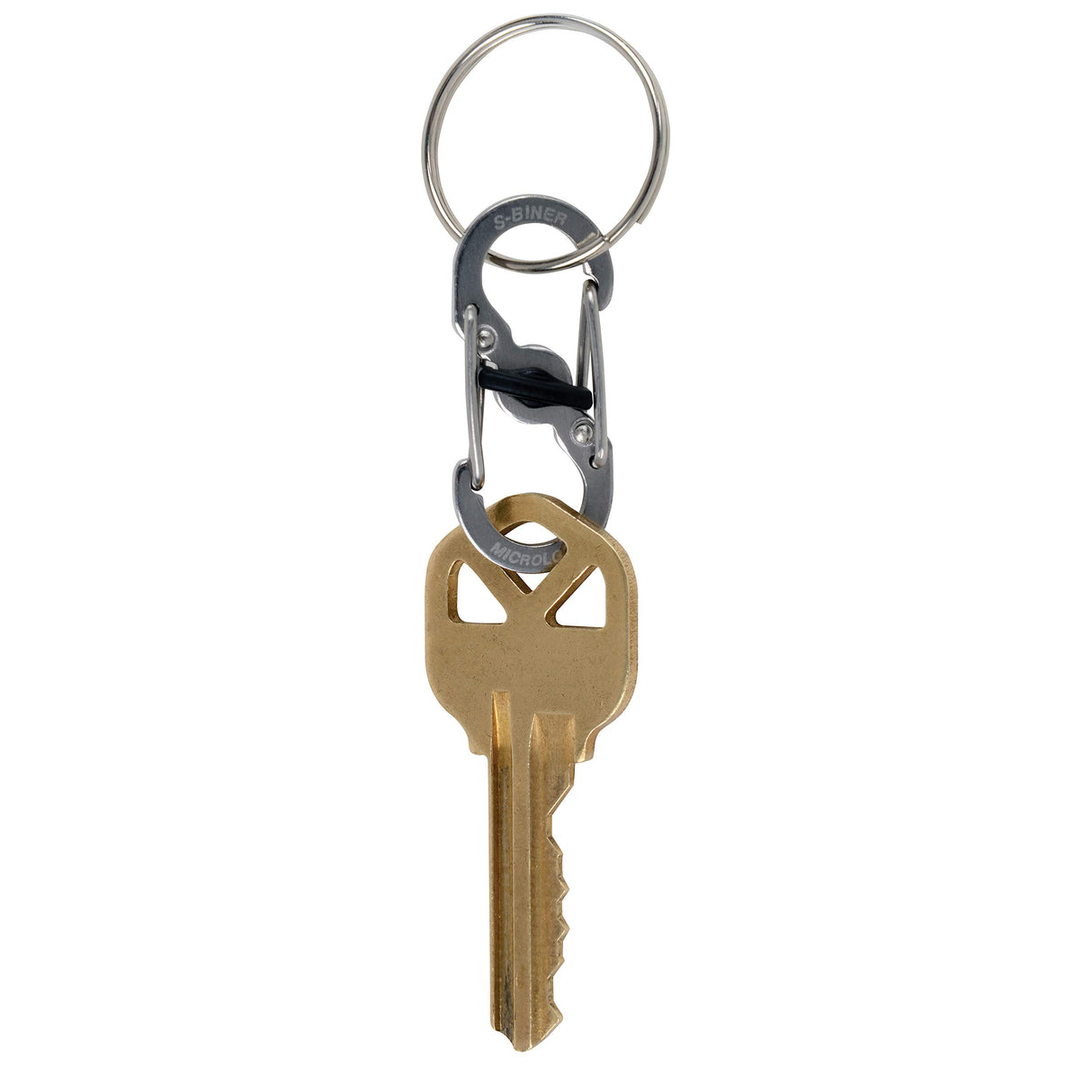 Nite Ize S-Biner MicroLock Aluminum, Locking Keychain Carabiner, 5 Pack, Assorted Colors