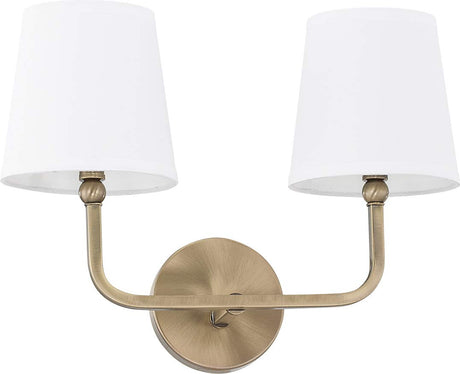 Capital Lighting 119321AD-674 Dawson 2 Light Vanity Aged Brass