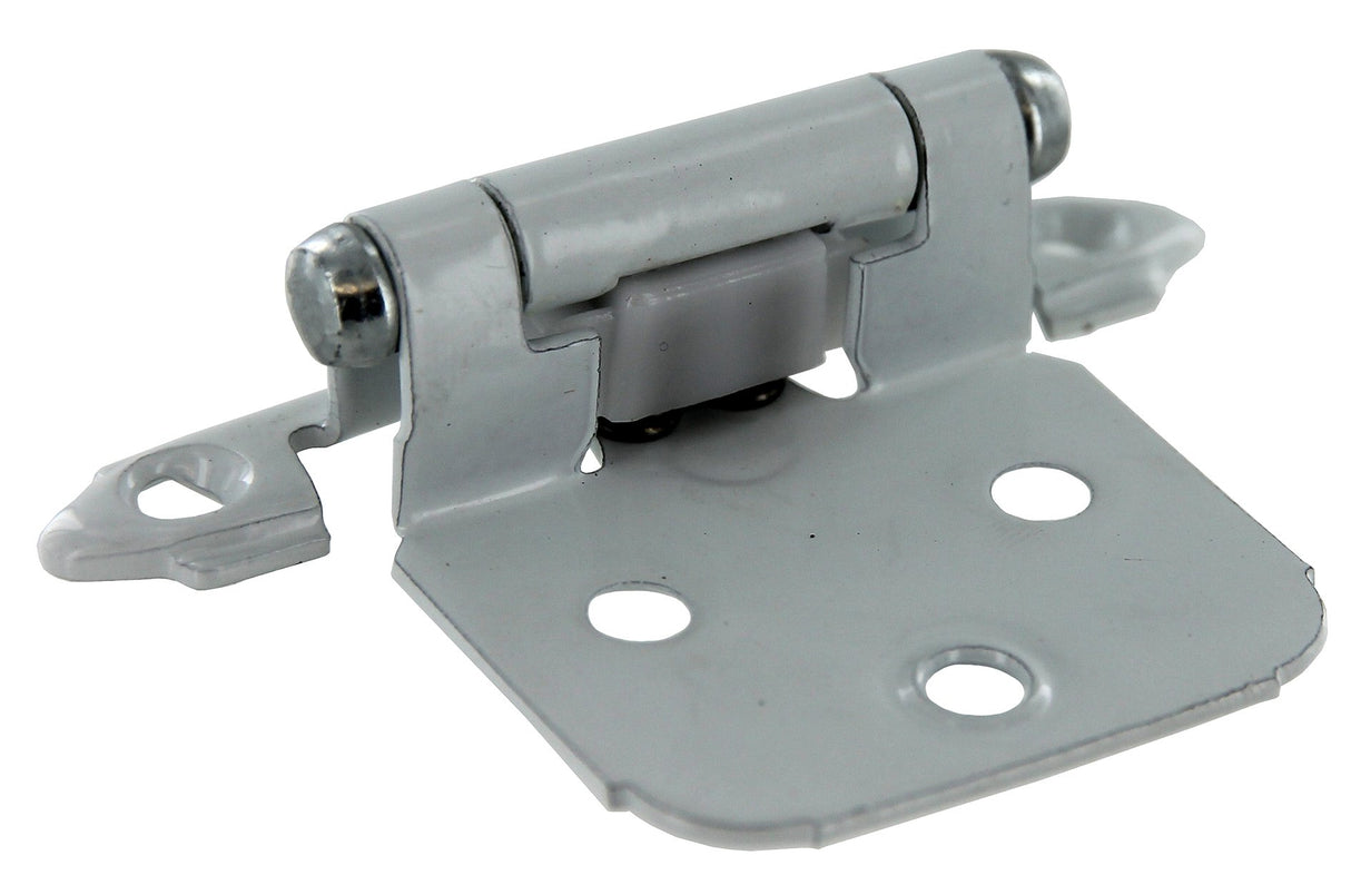 Variable Overlay Self-Closing, Face Mount White Hinge - 2 Pack