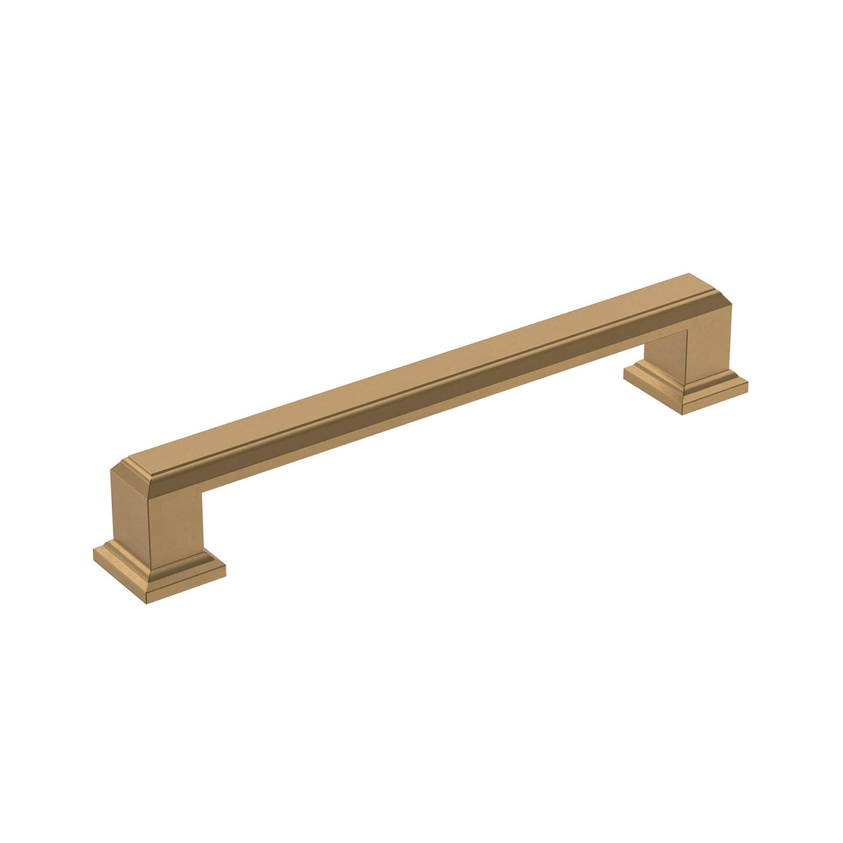 Amerock Cabinet Pull Champagne Bronze 5-1/16 inch (128 mm) Center-to-Center Appoint 1 Pack Drawer Pull Cabinet Handle Cabinet Hardware