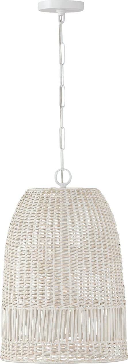 Capital Lighting 347512HH Naomi 1 Light Pendant Chalk White