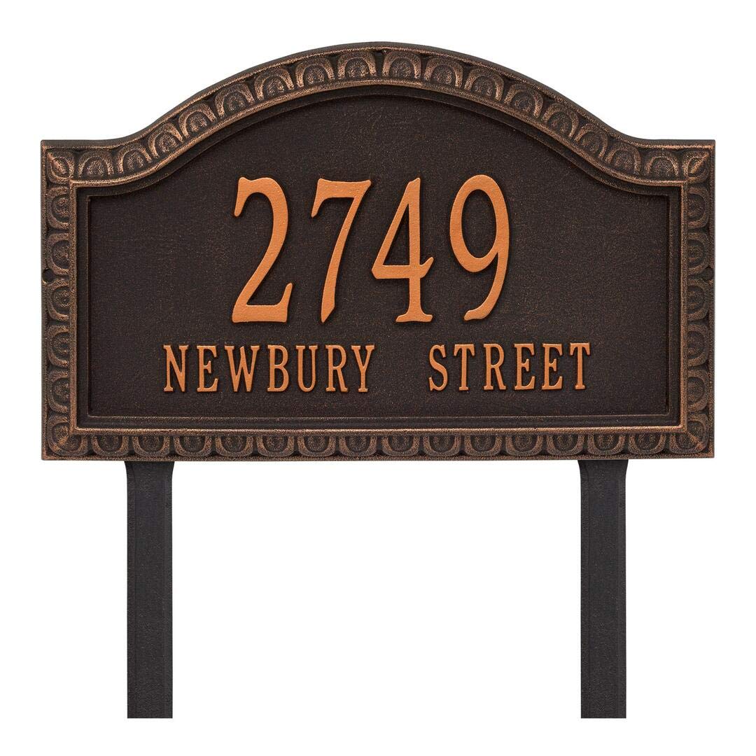Whitehall 3133OB - Personalized Penhurst Plaque - Grande - lawn- 2 Line