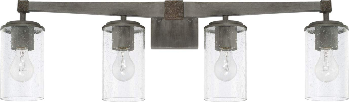 Capital Lighting 125941UG-435 Zac 4 Light Vanity Urban Grey