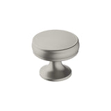 Amerock Cabinet Knob Satin Nickel 1-1/4 inch (32 mm) Diameter Renown 1 Pack Drawer Knob Cabinet Hardware