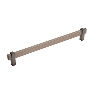 Amerock Cabinet Pull Black Brushed Nickel/Black Nickel 10-1/16 inch (256 mm) Center to Center Mulino 1 Pack Drawer Pull Drawer Handle Cabinet Hardware