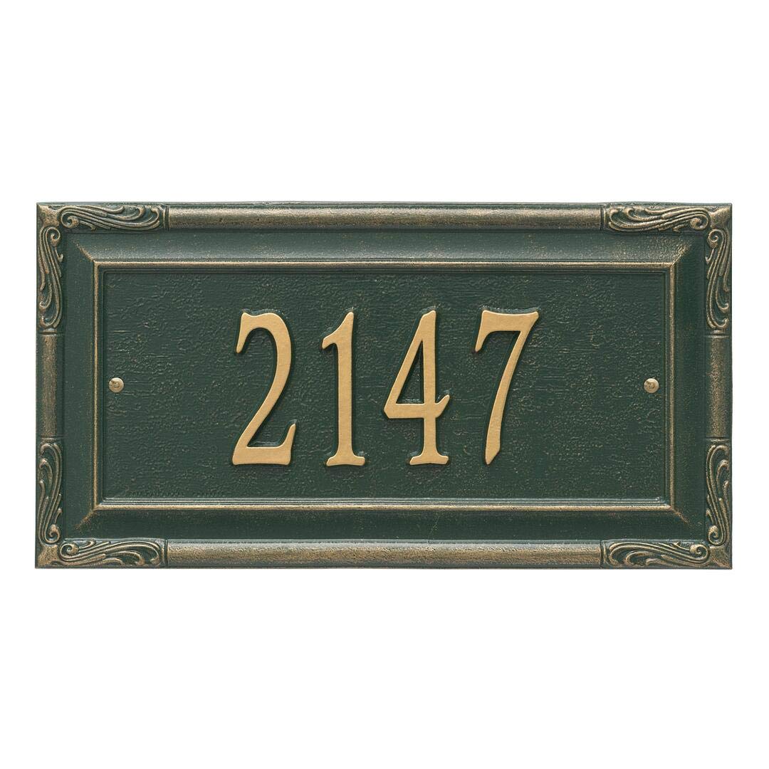 Whitehall 3286GG - Personalized Gardengate Plaque - Grande - Wall - 1 line