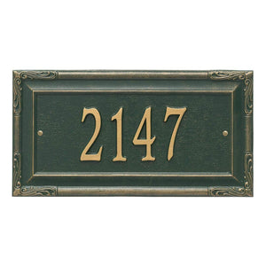 Whitehall 3286GG - Personalized Gardengate Plaque - Grande - Wall - 1 line