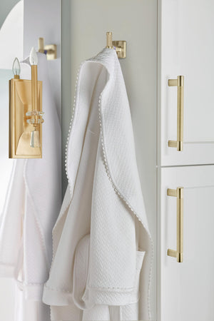 Amerock Kitchen Cabinet Pull Golden Champagne 6-5/16 in (160 mm) Center-to-Center Bronx 1 Pack Furniture Hardware Cabinet Handle Bathroom Drawer Pull