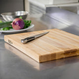 John Boos RA03-2 Maple Wood Cutting Board for Kitchen Prep 24 Inches x 18 Inches, 2.25 Thick Reversible End Grain Rectangular Charcuterie Block 24X18X2.25 MPL-EDGE GR-REV-GRIPS-
