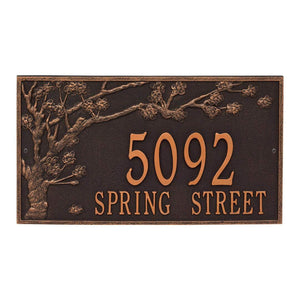 Whitehall 2942OB - Personalized Spring Blossom Plaque - Estate - Wall - 2 Line