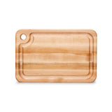 John Boos MPL1812125-FH-GRV Prestige Maple Wood Cutting Board for Kitchen Prep, 18 x 12 Inches, 1.25 Inches Thick Edge Grain Charcuterie Block with Juice Grooves 18X12X1.25 MPL-EDGE GR-PRESTIGE BRD